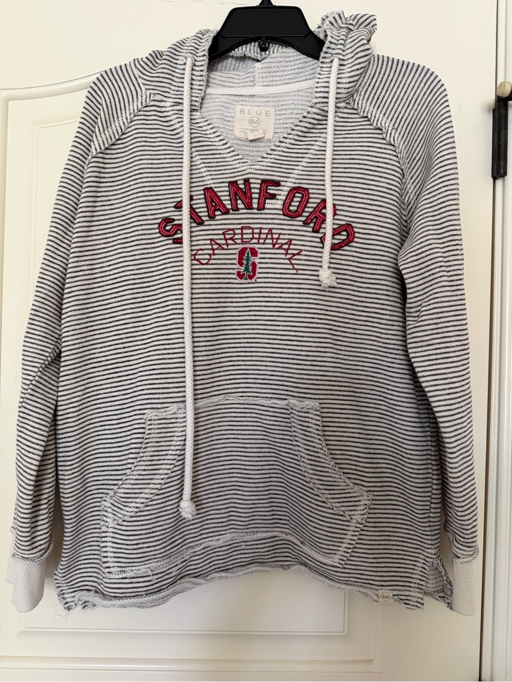 Stanford Cardinals Striped Hooded Sweatshirt hoodie, women’s L